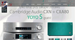 Desktop Screenshot of en.audiocenter.pl