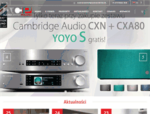 Tablet Screenshot of en.audiocenter.pl